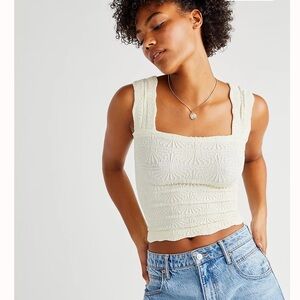 FREE PEOPLE TOP Love Letter Cami SIZE L/XL